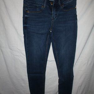 Seven 7 Sz 4 Dark Wash High Rise Skinny Jeans